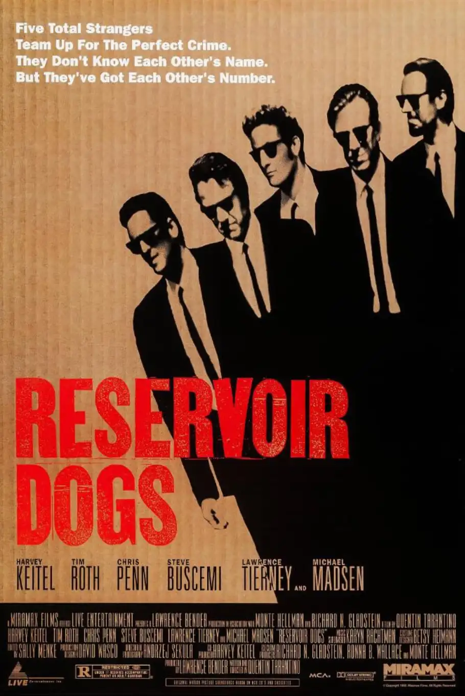 movie poster Reservoir Dogs